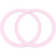 Joyroom JR-MAG-M3 Universal Metal Magnetic Ring - Αυτοκόλλητος Μεταλλικός Μαγνητικός Δακτύλιος MagSafe - 2 Τεμάχια - Pink (6941237199591)