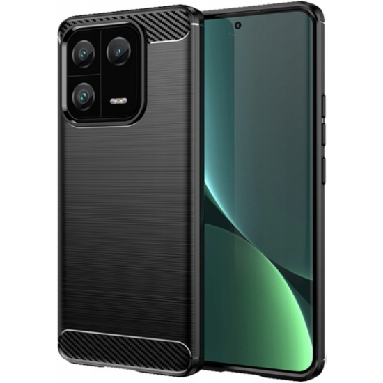 Spacecase Carbon - Θήκη Σιλικόνης - Xiaomi 13 Pro - Black (5905123475788)