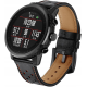 Spacecase Elegance - Universal Δερμάτινο Λουράκι για Smartwatches (22mm) - Black (5903943243891)