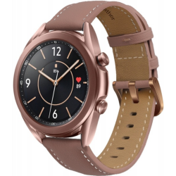 Spacecase Leather Strap - Universal Δερμάτινο Λουράκι για Smartwatches (20mm) - Pink (5903943243785)