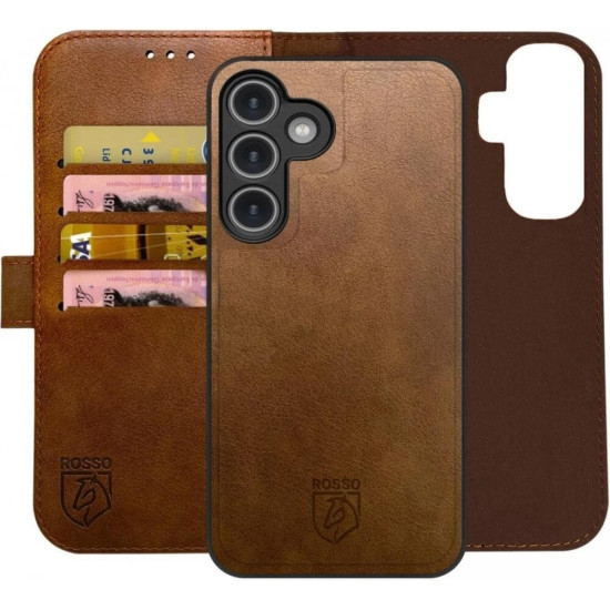PU Θήκη Πορτοφόλι - Samsung Galaxy S24 Plus - Rosso Element 2 in 1 - Brown (8719246427695)