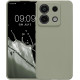 Θήκη Σιλικόνης με Πλαίσιο Κάμερας - Xiaomi Redmi Note 13 Pro 5G / Poco X6 - KWmobile TPU Case with Camera Lens Protector - Gray Green (KWM000020LD003C)