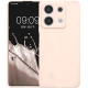 Θήκη Σιλικόνης με Πλαίσιο Κάμερας - Xiaomi Redmi Note 13 5G - KWmobile TPU Case with Camera Lens Protector - Coconut Swirl (KWM000020LK002C)