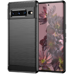Spacecase Carbon - Θήκη Σιλικόνης - Google Pixel 7 Pro - Black (5905123438462)