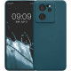 KWmobile Soft Slim Flexible Rubber Cover with Camera Protector - Θήκη Σιλικόνης Xiaomi 13T / 13T Pro με Πλαίσιο Κάμερας - Teal Matte (KWM000020IU004C)