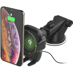 iOttie Auto Sense Wireless - Βάση Ασύρματης Φόρτισης Κινητών έως 6.5" με Βεντούζα για Ταμπλό / Παρμπρίζ Αυτοκινήτου - 7.5W - Black (HLCRIO161)
