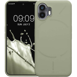 KWmobile Soft Flexible Rubber Cover - Θήκη Σιλικόνης Nothing Phone 2 - Gray Green (KWM0000203Z009C)