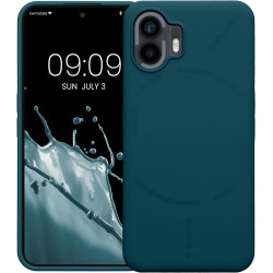 KWmobile Soft Flexible Rubber Cover - Θήκη Σιλικόνης Nothing Phone 2 - Teal Matte (KWM0000203Z008C)