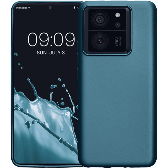 KWmobile Θήκη Σιλικόνης Xiaomi 13T / 13T Pro - Metallic Caribbean Blue (KWM000020IW002C)