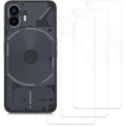 KWmobile Protective Film Back Side - Μεμβράνη Προστασίας Πλάτης - Nothing Phone 2 - 3 Τεμάχια - Transparent (KWM0000204A002C)