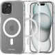 Spacecase Clear MagSafe - Σκληρή Διάφανη Θήκη MagSafe - Apple iPhone 15 - Transparent (5905719103279)