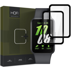 Αντιχαρακτικό Γυαλί Οθόνης - Samsung Galaxy Fit 3 - Hofi Premium Pro+ Hybrid Tempered Glass - Black - 2 Τεμάχια (5906302308033)