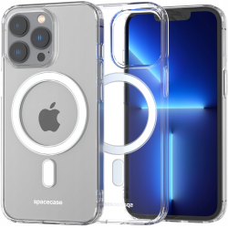 Spacecase Clear MagSafe - Σκληρή Διάφανη Θήκη MagSafe - Apple iPhone 13 Pro Max - Transparent (5903943235582)