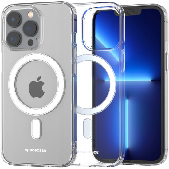 Spacecase Clear MagSafe - Σκληρή Διάφανη Θήκη MagSafe - Apple iPhone 13 Pro Max - Transparent (5903943235582)