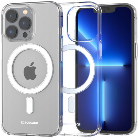 Spacecase Clear MagSafe - Σκληρή Διάφανη Θήκη MagSafe - Apple iPhone 13 Pro - Transparent (5903943235575)