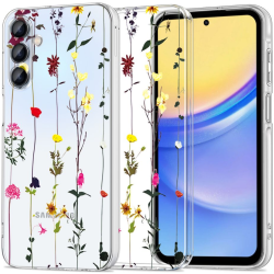 Διάφανη Θήκη Σιλικόνης - Samsung Galaxy A35 - Tech-Protect FlexAir Plus - Garden Floral (5906203692026)