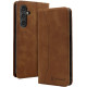 Θήκη Πορτοφόλι - Samsung Galaxy S24 - Bodycell Book Case - Brown (5206015073496)