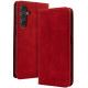 Θήκη Πορτοφόλι - Samsung Galaxy S24 - Bodycell Book Case - Red (5206015073502)