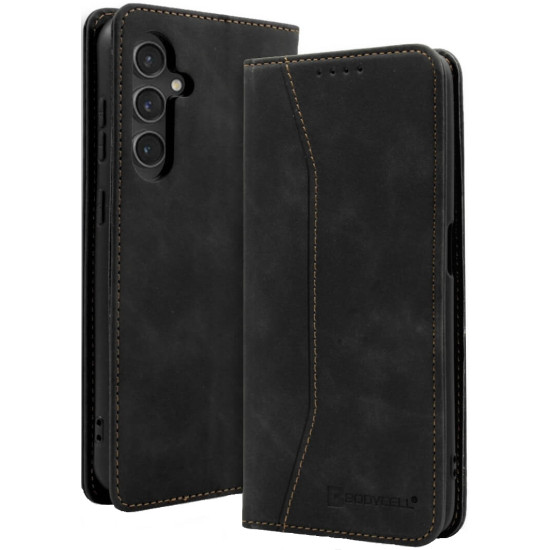 Θήκη Πορτοφόλι - Samsung Galaxy S24 - Bodycell Book Case - Black (5206015073472)
