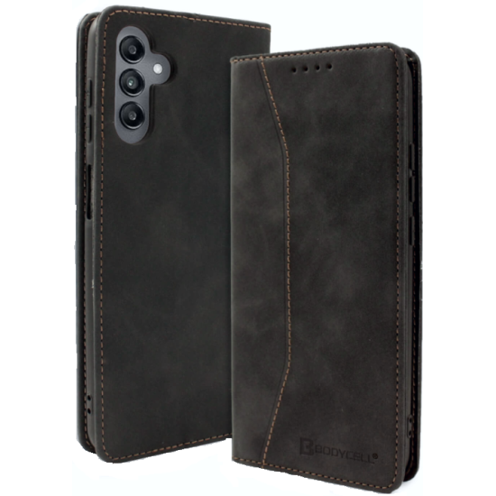 Bodycell Book Case - Θήκη Πορτοφόλι - Samsung Galaxy A25 - Black (5206015073403)