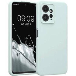 KWmobile Soft Flexible Rubber Cover - Θήκη Σιλικόνης Xiaomi Redmi Note 12 4G με Πλαίσιο Κάμερας - Cool Mint (61180.200)