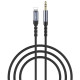 Recci RDS-A26 Audio Cable - Καλώδιο Ήχου Lightning (Male) σε AUX Mini Jack 3.5mm (Male) - 120cm - Black (6955482523339)