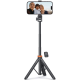 Tech-Protect L03S - Ασύρματο Bluetooth Selfie Stick και Τρίποδο με Τηλεχειριστήριο - Black (9490713934463)