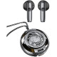 Recci REP-W56 Tyche Stereo Wireless Earbuds - Ασύρματα Ακουστικά Bluetooth / Mενταγιόν με Θήκη Φόρτισης - Silver (6955482520178)