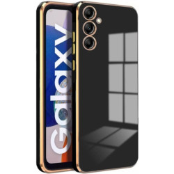 Θήκη Σιλικόνης - Samsung Galaxy S24 Plus - Bodycell Gold Plated - Black (5206015074196)