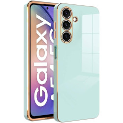 Bodycell Gold Plated - Θήκη Σιλικόνης Samsung Galaxy A05s - Mint Green (5206015074004)