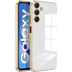 Bodycell Gold Plated - Θήκη Σιλικόνης Samsung Galaxy A25 - White (5206015074066)
