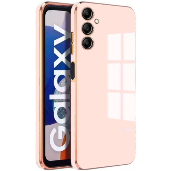 Bodycell Gold Plated - Θήκη Σιλικόνης Samsung Galaxy A25 - Pink (5206015074059)