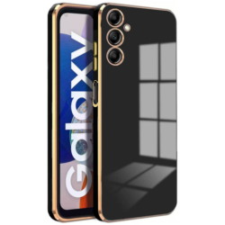 Bodycell Gold Plated - Θήκη Σιλικόνης Samsung Galaxy M34 5G - Black (5206015074073)