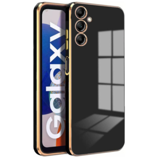 Bodycell Gold Plated - Θήκη Σιλικόνης Samsung Galaxy M34 5G - Black (5206015074073)