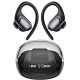 Recci REP-W71 Starry Sky Wireless Earhook - Ασύρματα Ακουστικά Bluetooth με Θήκη Φόρτισης - Black (6955482526132)