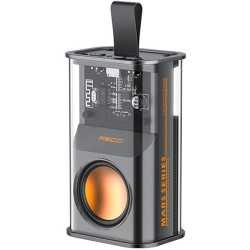 Recci RSK-W30 Mars Series - Ασύρματο Φορητό Ηχείο Bluetooth με RGB Φωτισμό - Black (6955482520260)