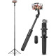 Spigen S560W Bluetooth Selfie Stick Tripod - Ασύρματο Bluetooth Selfie Stick και Τρίποδο με Τηλεχειριστήριο - Black (AMP05813)