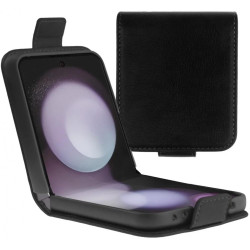 Rosso Element PU Θήκη Πορτοφόλι Samsung Galaxy Z Flip5 - Black (8719246418723)