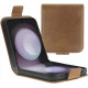 Rosso Element PU Θήκη Πορτοφόλι Samsung Galaxy Z Flip5 - Brown (8719246418730)