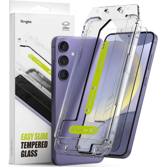 Αντιχαρακτικό Γυαλί Προστασίας Οθόνης - Samsung Galaxy S24 - Ringke Easy Slide Tempered Glass - 2 Τεμάχια - Clear (8809961783036)