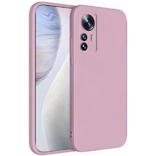 Bodycell Square Liquid Θήκη Σιλικόνης - Xiaomi 12 Pro 5G - Light Violet (5206015003332)