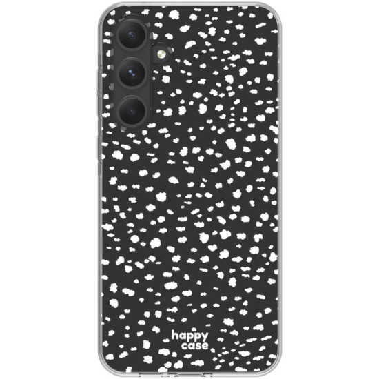 HappyCase Διάφανη Θήκη Σιλικόνης Samsung Galaxy A54 - Dots Print (8719246407796)