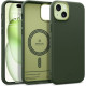 Caseology Nano Pop Mag - Ανθεκτική MagSafe Θήκη Σιλικόνης - Apple iPhone 15 - Avo Green (ACS06823)