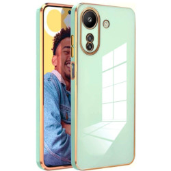 Bodycell Gold Plated - Θήκη Σιλικόνης Xiaomi Redmi 13C 4G / Poco C65 - Mint Green (5206015074561)