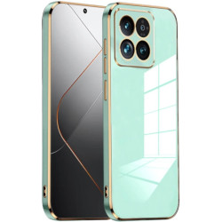 Θήκη Σιλικόνης - Xiaomi 14 Pro - Bodycell Gold Plated - Mint Green (5206015074363)
