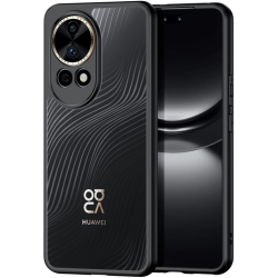 Premium Ημιδιάφανη Σκληρή Θήκη - Huawei Nova 12 Pro - DuxDucis Aimo Series - Black (6934913021989)