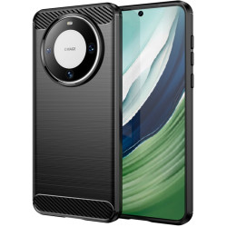 Techsuit Carbon Silicone - Θήκη Σιλικόνης Huawei Mate 60 - Black (5949419069121)