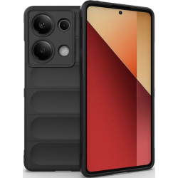 Θήκη Σιλικόνης - Xiaomi Redmi Note 13 Pro 4G / Poco M6 Pro 4G - Techsuit Magic Shield - Black (5949419113923)