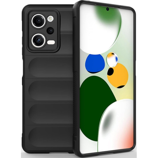 Techsuit Magic Shield - Θήκη Σιλικόνης Xiaomi Redmi Note 12 Pro 5G / Poco X5 Pro - Black (5949419115606)