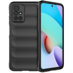 Techsuit Magic Shield - Θήκη Σιλικόνης Xiaomi Redmi 10 / Redmi 10 2022 - Black (5949419117648)